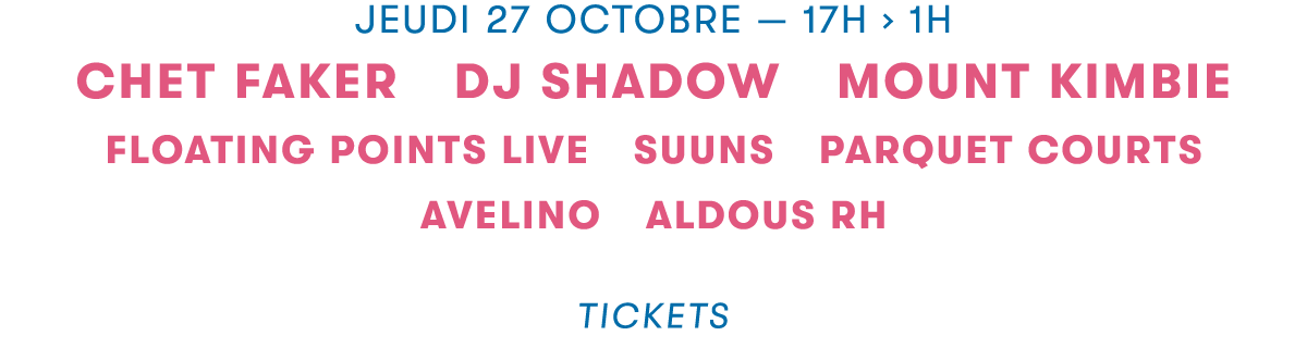 Picthfork Music Festival Paris 2016