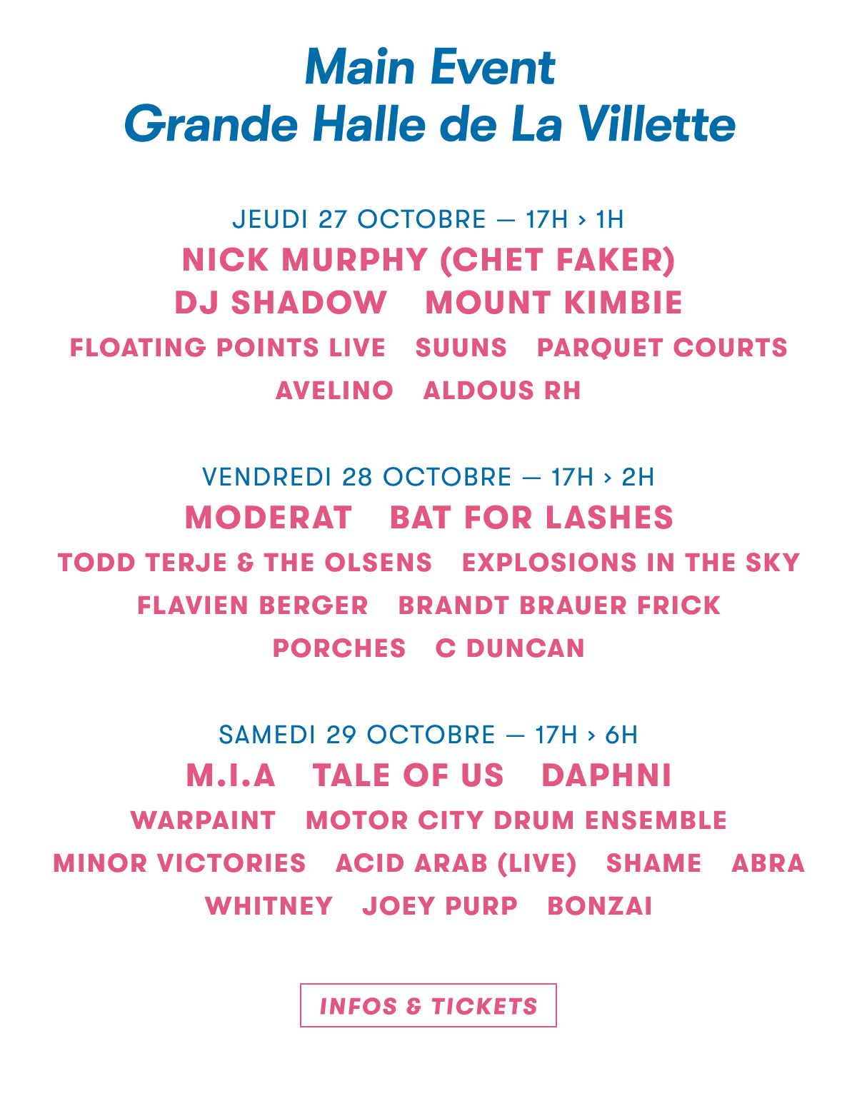 Picthfork Music Festival Paris 2016