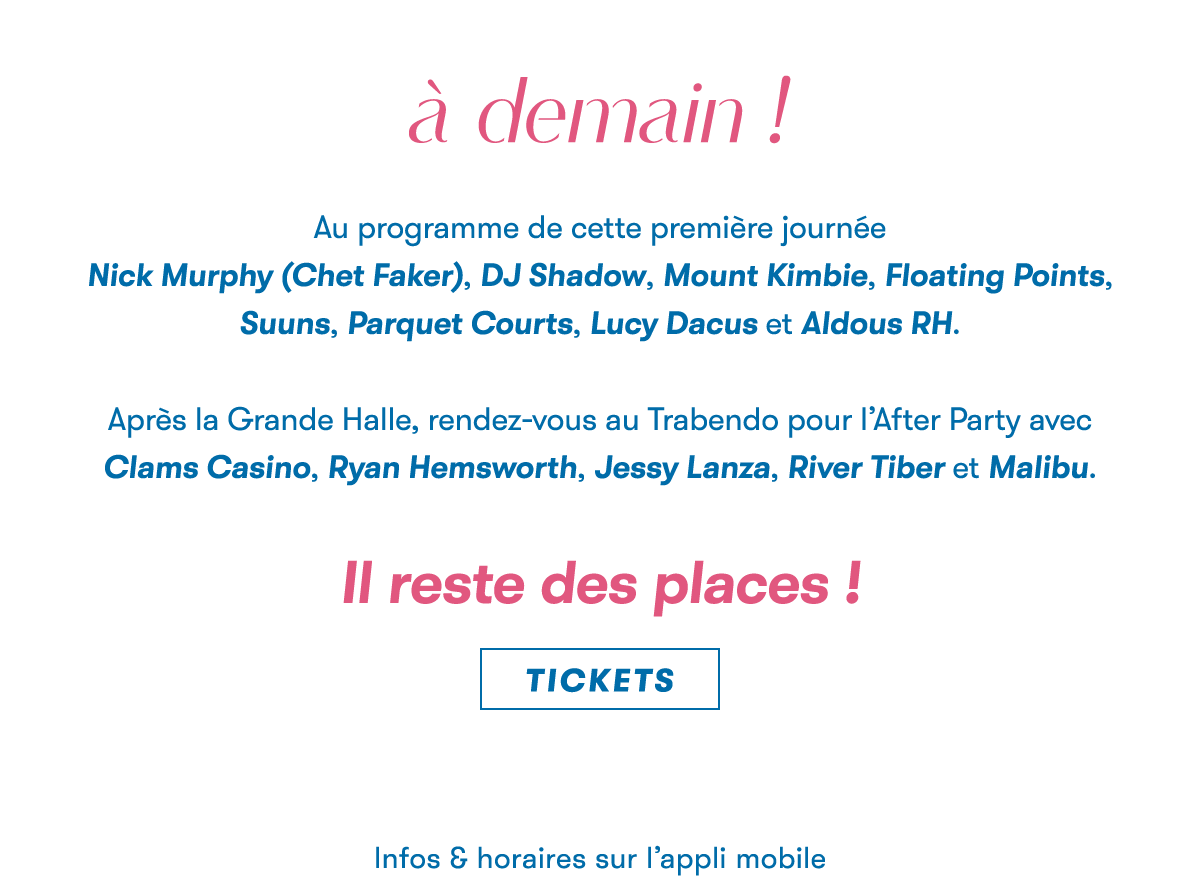 Picthfork Music Festival Paris 2016