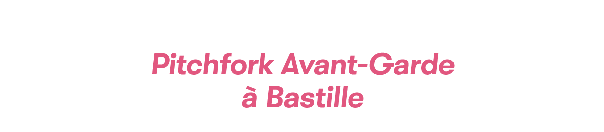 Picthfork Music Festival Paris 2016