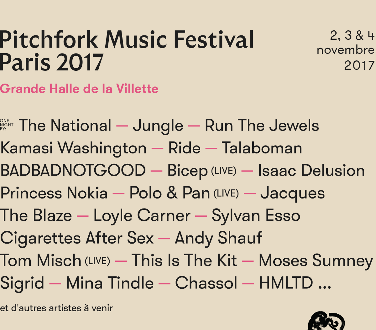 Picthfork Music Festival Paris 2017
