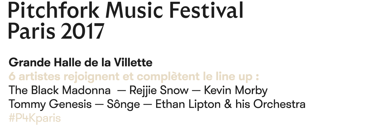 Picthfork Music Festival Paris 2017