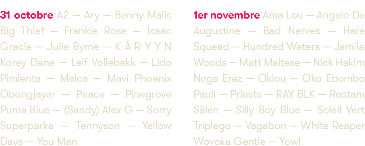 Picthfork Music Festival Paris 2017