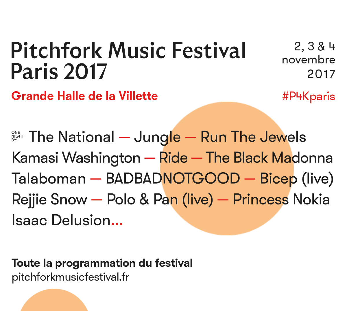 Picthfork Music Festival Paris 2017