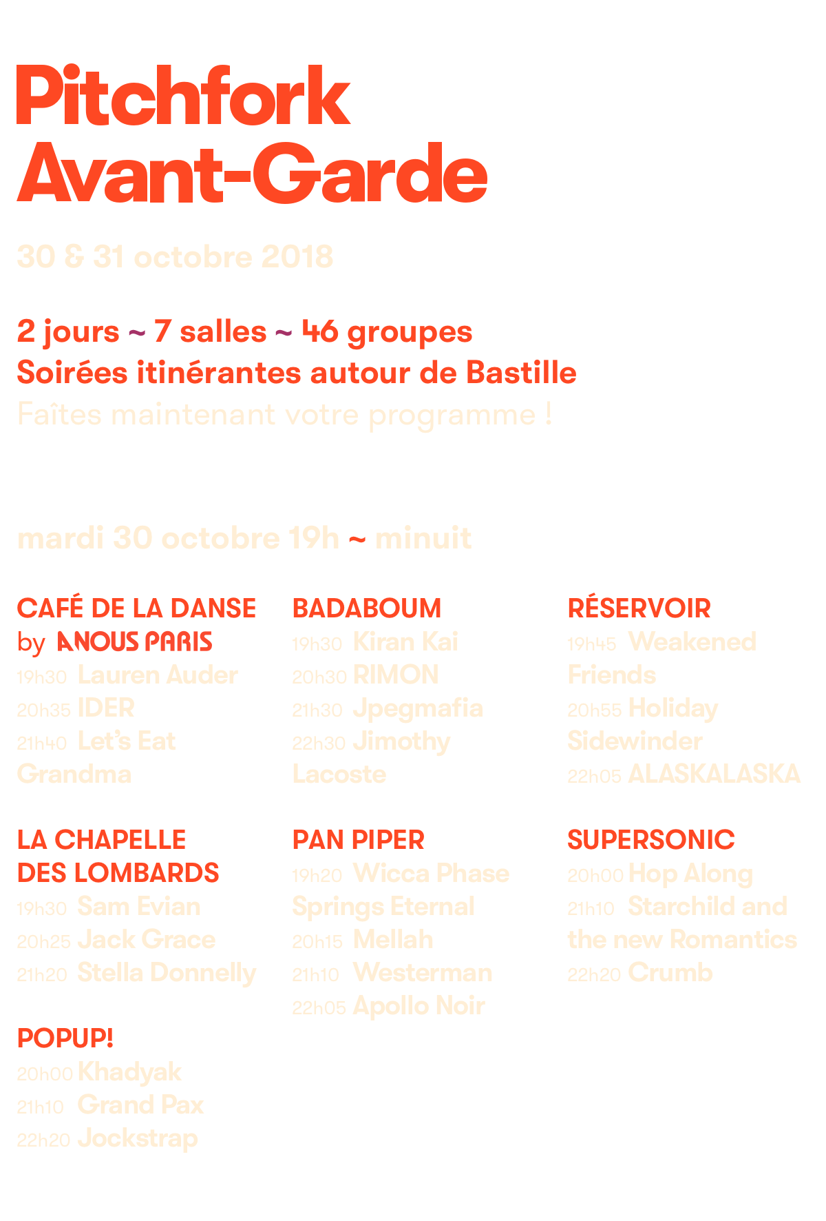 Picthfork Music Festival Paris 2018