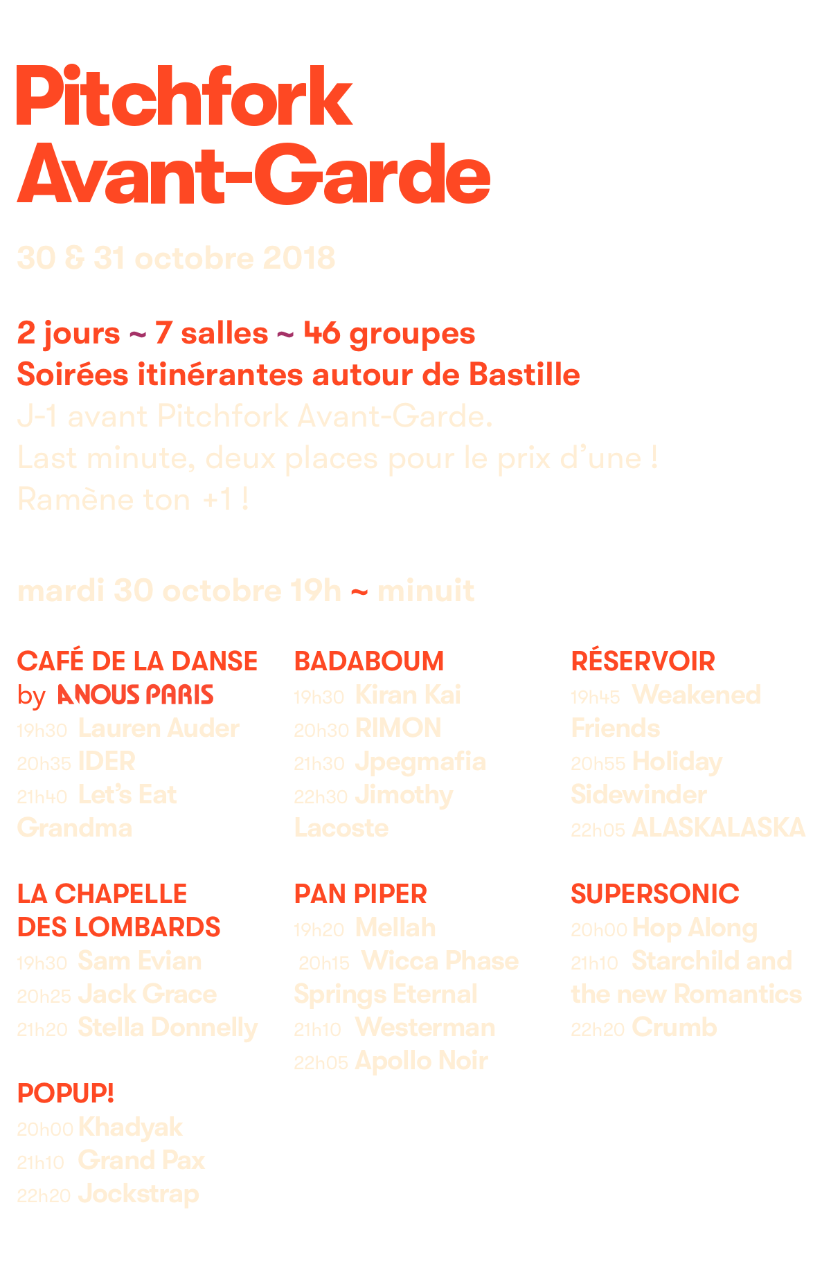 Picthfork Music Festival Paris 2018