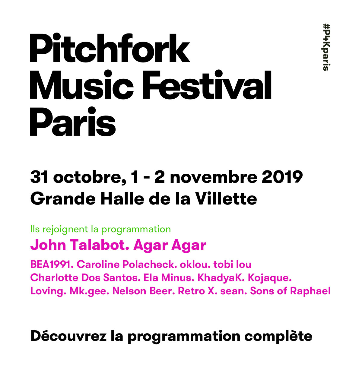 Picthfork Music Festival Paris 2019