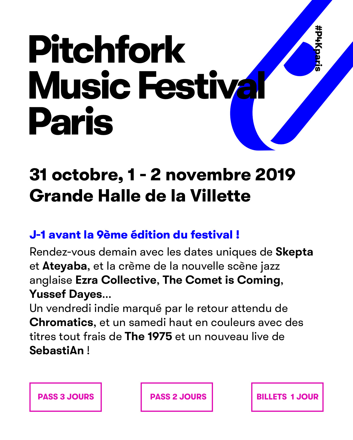 Picthfork Music Festival Paris 2019